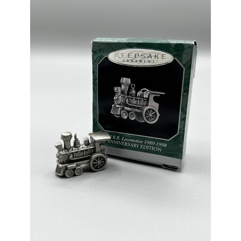 Hallmark Keepsake 1998 Noel R.R.Locomotive 1989-1998 Anniv. Edition